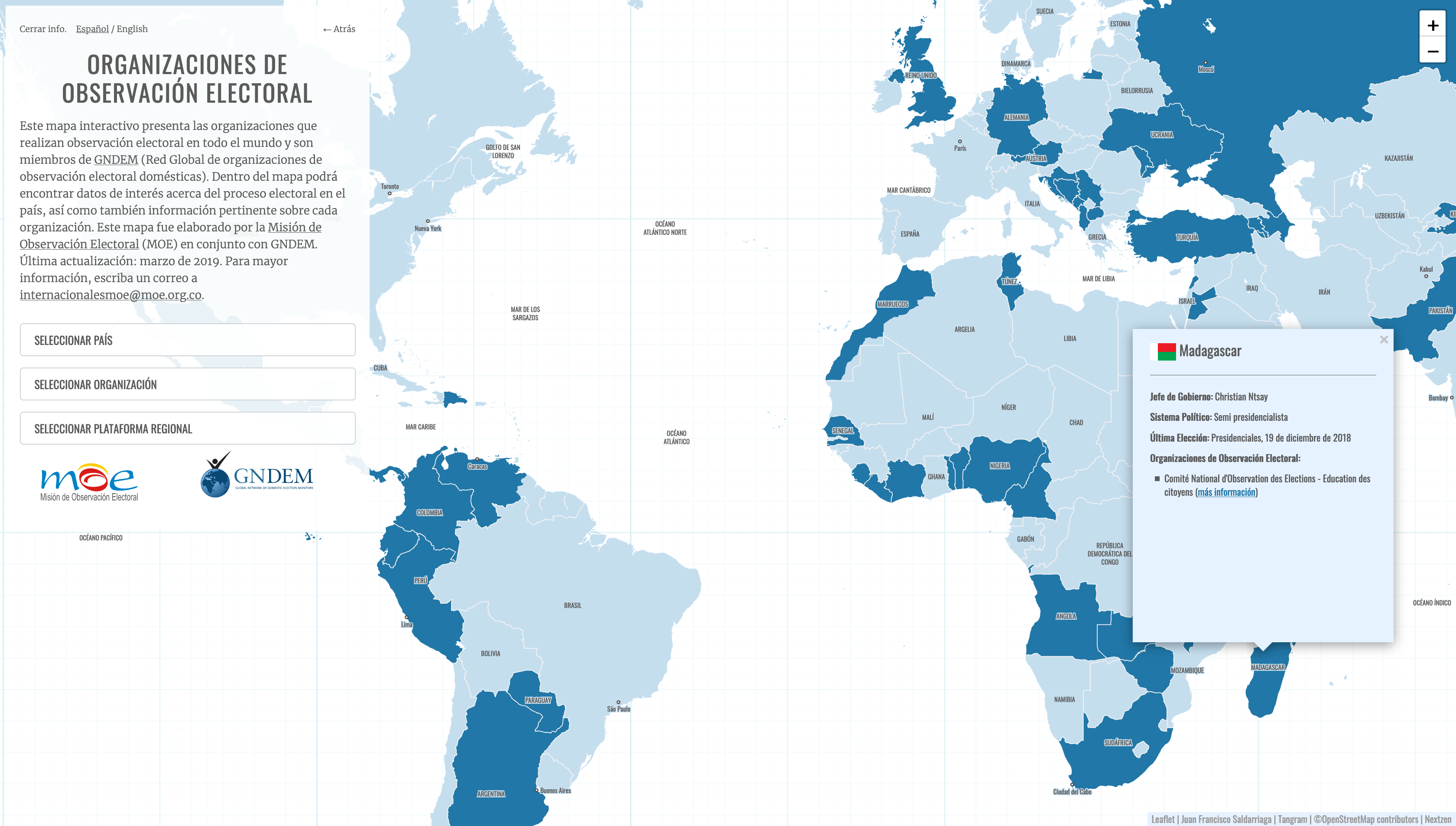 GNDEM map